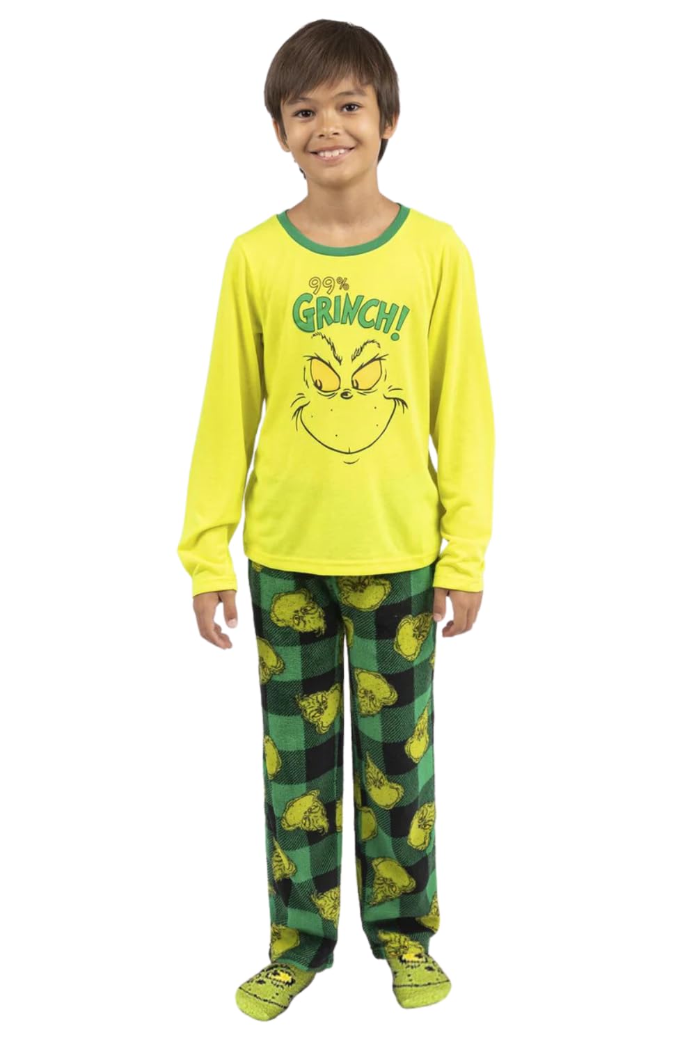 Snapklik.com : Prestigez Dr. Seuss Grinch Christmas Pajamas - Matching ...