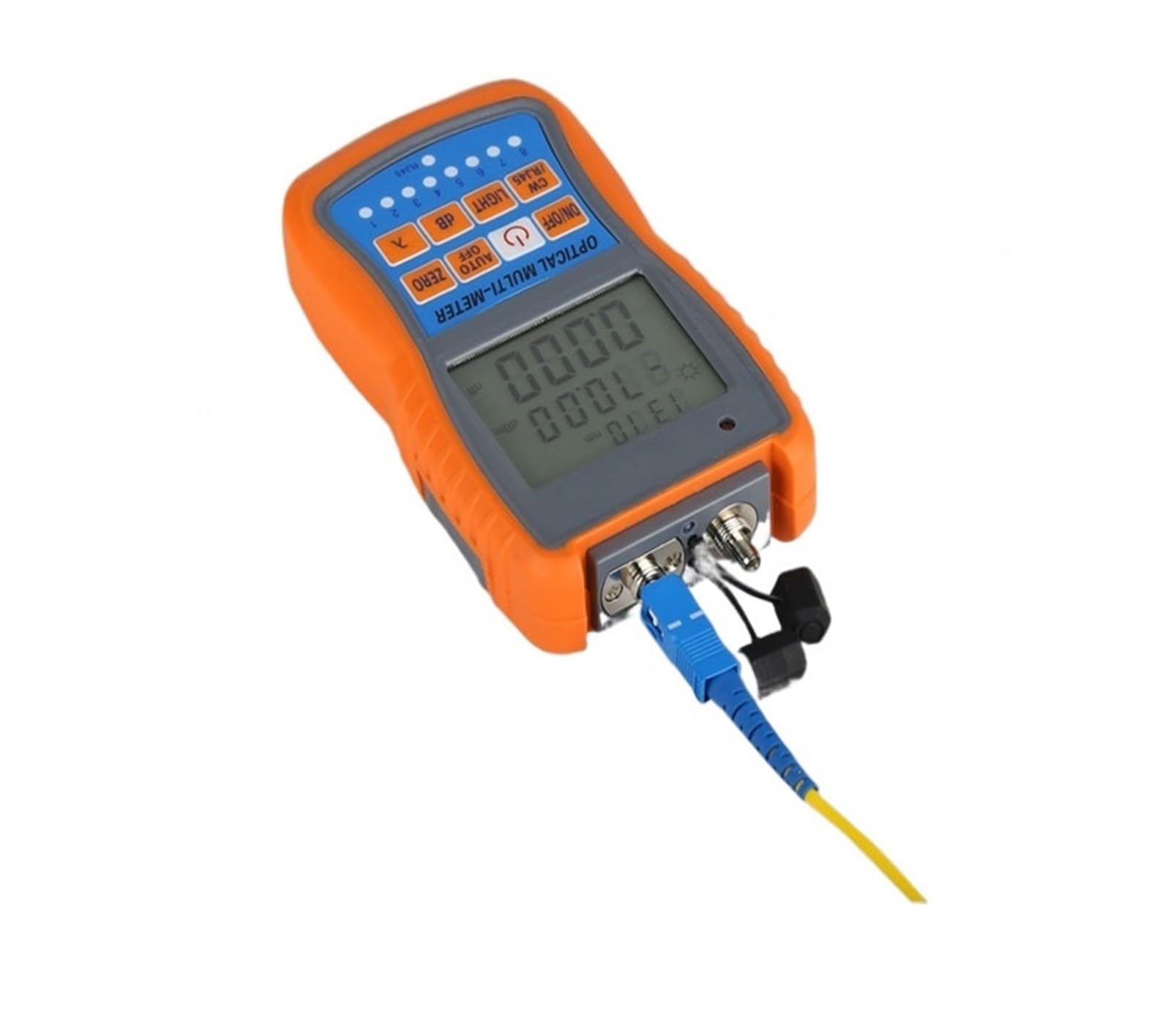 Fiber Optic Cable Tester, 4in1 Mini Optical Power Meter AUA-G70B/50B Visual Fault Locator, Network Cable Test Fiber Tester 10km 30km VFL OPM(AUA-G70B 10KM)