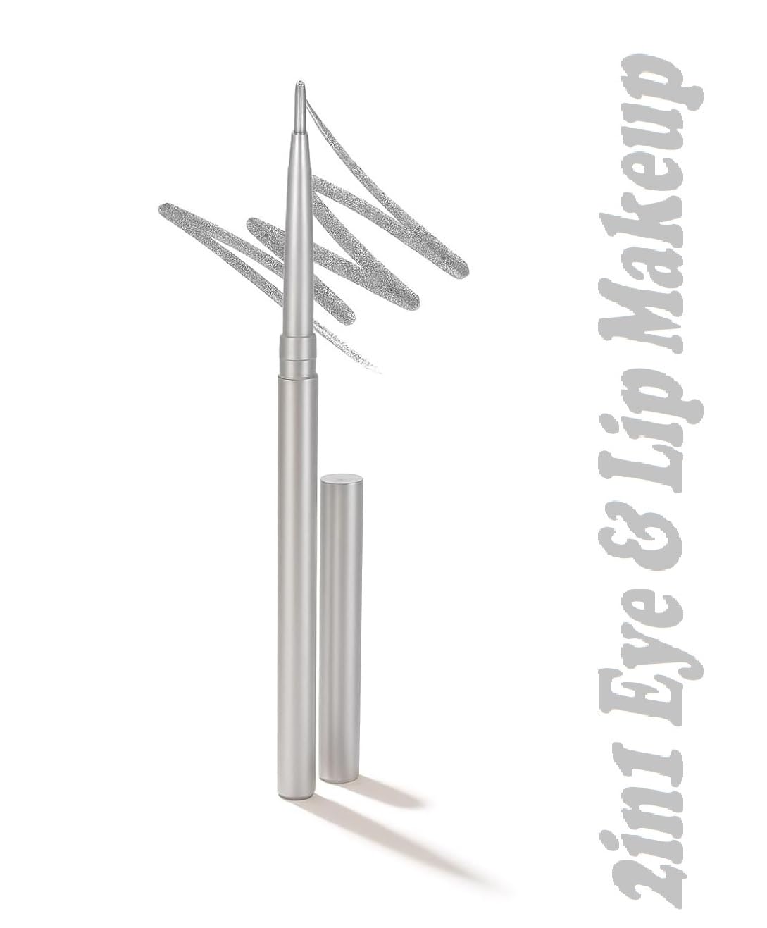 Kajal Eyeliner, Silver Metallic, Professional Makeup Caryon Kajal-image-26