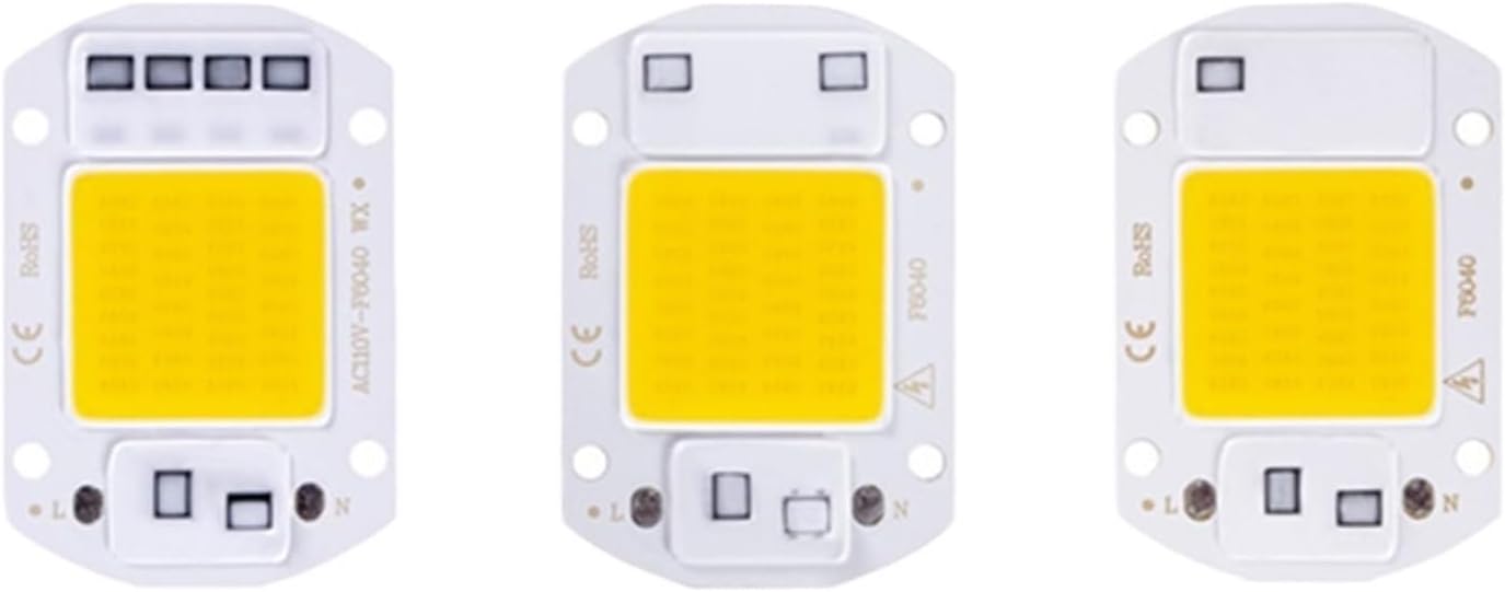 5pcs LED COB Lamp Bead 20W 30W 50W AC 220V IP65 Smart No Need Driv