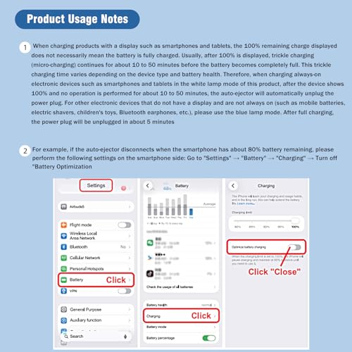 Image of FEEKI [Full Charge Disconnector] AI Auto Cut Power & Unplug on Full Charge, PD 100W Fast Charging, Applicable to Various Electronic Devices Such as for iPhone /Android /Earphones