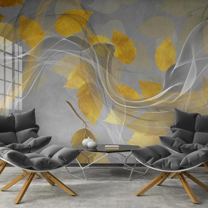 Papier peint effet 3D pour transformer un mur de salon terne