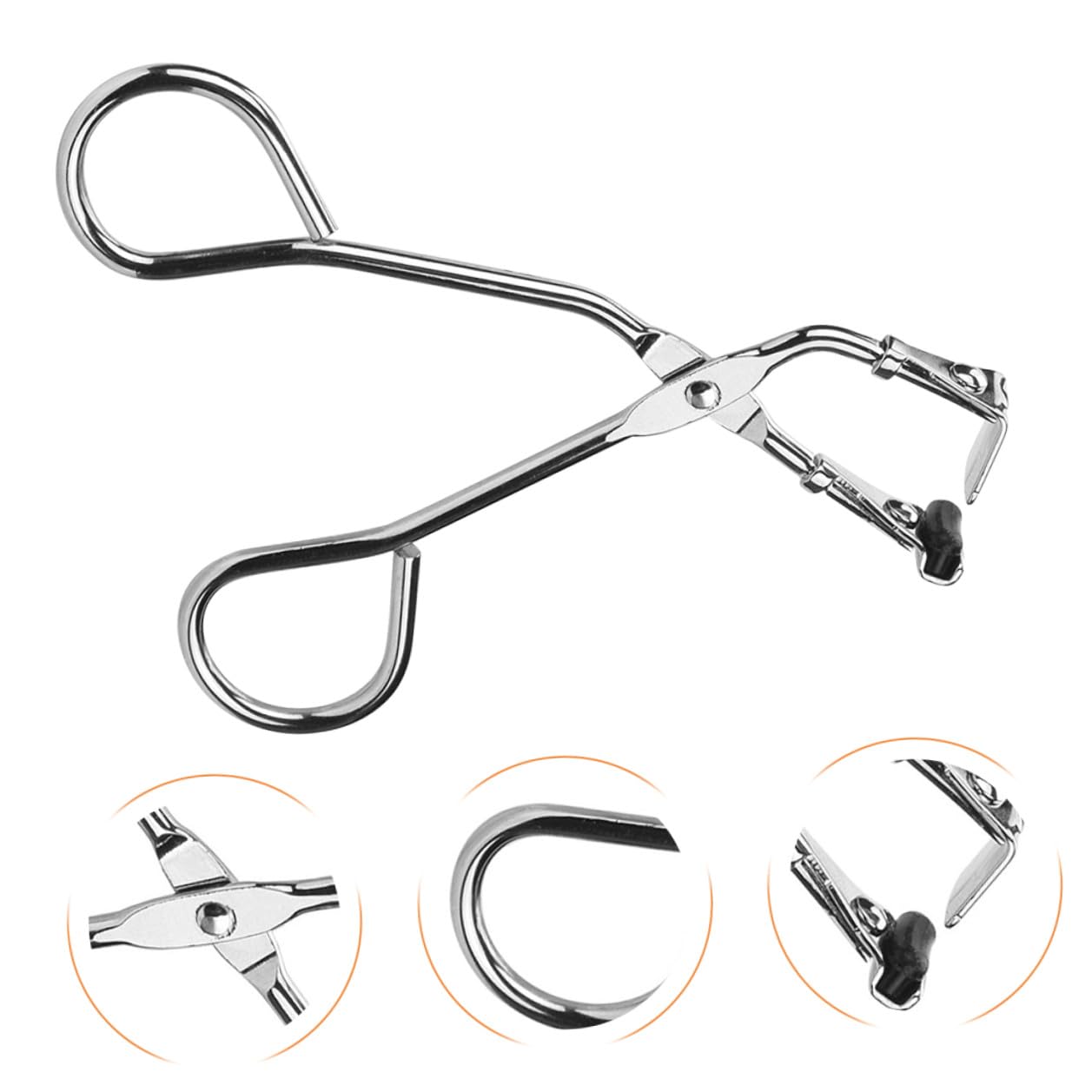 Didiseaon Rizador De Pestañas Profesional Portátil De Acero Inoxidable Dispositivo De Rizado Fácil y Preciso Para Mujeres Diseño Compacto y Multifuncional Para Maquillaje Diario