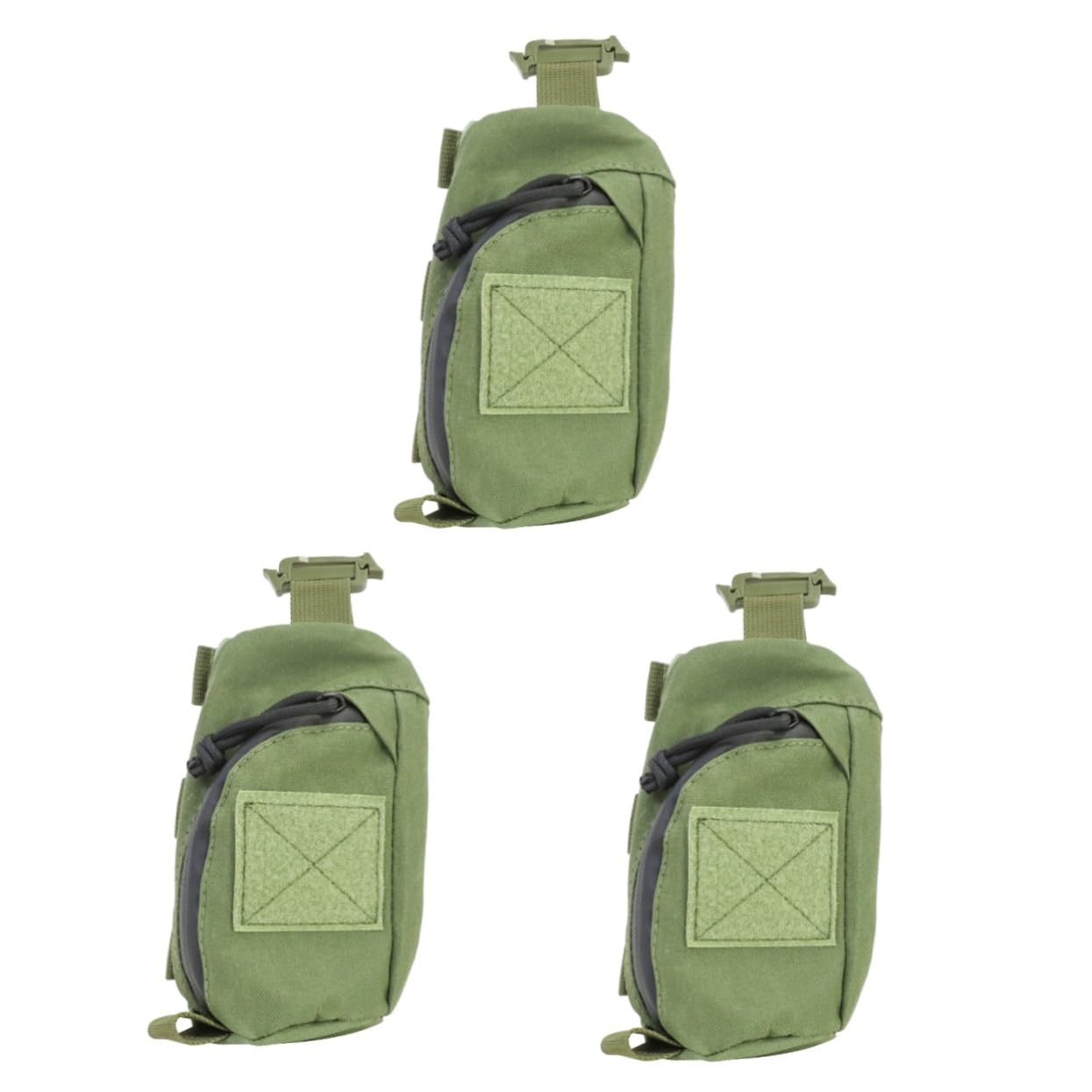 SUPVOX 3 Pz Borsa a Tracolla a Tracolla Zaino Kit Medico Pacchetti Di Medicinali Da Viaggio Custodia Borsa Per Allattamento Da Viaggio Borsa Green Panno Oxford