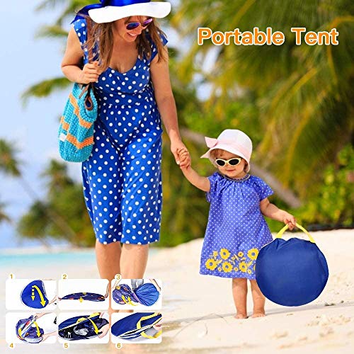 Vimpro Play Tent for Boys, Roaring Rocket Play Tent Kids Forts Indoor Foldable Playhouse Toy + Carry Bag for Boys & Girls Character Play