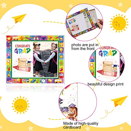 36 Pcs Preschool Graduation Picture Frame First Graduation Keepsake Gift Preschool Graduation Gifts Holds 3.3 X 4.9 Inch Photo Congratulations Frame Kindergarten Graduation Decorations For Kids #TOP2