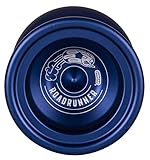 Duncan Toys Roadrunner Yo-Yo, Unresponsive Expert Level Yo-Yo, Concave Bearing and Aluminum Body, Blue