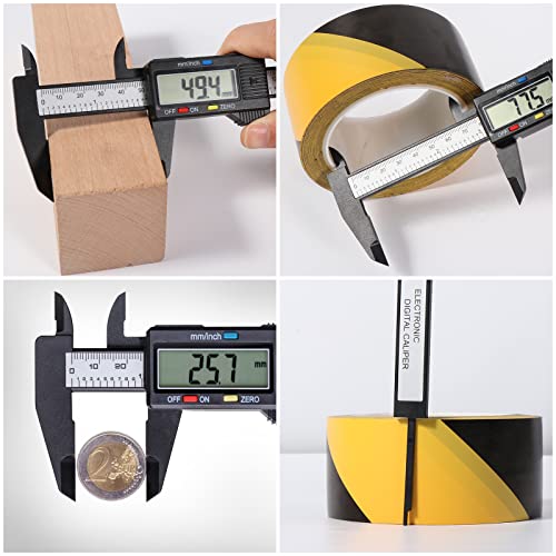 Image of Vinabo Digital Vernier Caliper 150 mm /6 Inch Digital Caliper Measuring Tool with Large LCD Display for External, Internal, Depth and Pitch Measurements