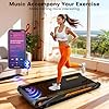 Walking Pad Treadmill with Speaker, 4-in-1 6.2MPH Treadmill for Home with App Compatible, 10% Incline, LED Display, 2.75HP Brushless Motor, 350 LB Weight Capacity, 12 HIIT Programs