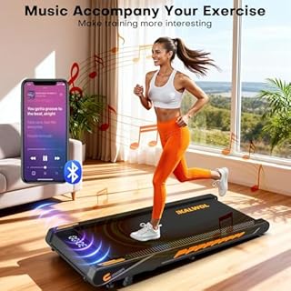 Walking Pad Treadmill with Speaker, 4-in-1 6.2MPH Treadmill for Home with App Compatible, 10% Incline, LED Display, 2.75HP Brushless Motor, 350 LB Weight Capacity, 12 HIIT Programs
