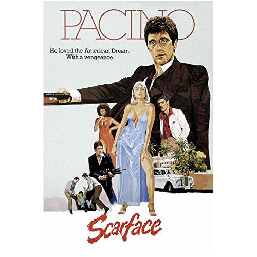 Scarface (1983) 8 Inch x10 Inch Photo Al Pacino & Cast Title