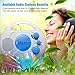 Geuxe New Radio Portable Radio 4-Level Shower Waterproof Radio AM FM Mini Radio Bathroom Radio with Plug-in Card
