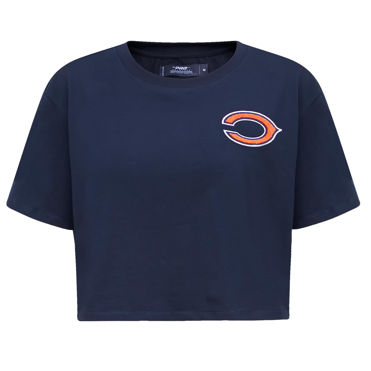 Pro Standard Womens NFL Denver Broncos Classic Chenille Short Sleeve Boxy Tee Midnight Navy S