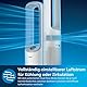 Philips Air Performer 2-in-1: Luftreiniger und Kühlgebläse - Reinigt 70 m², Entfernt 99,97% der Allergene und Schadstoffe. HEPA-Filter, Intelligente Sensoren, Alexa, App. (AMF765/10)