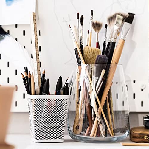 Image of IKEA DRONJONS Metal Mesh Container Storage for All Types of Smaller Items Like Pens, Hair Bands, Make-Up and Hobby Accessories, White