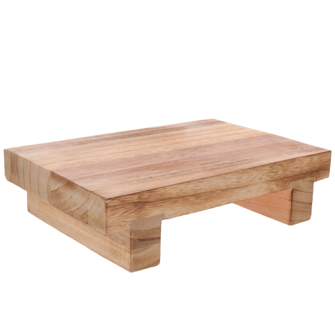 Cabilock Small Footstool Wooden Step Stool for Elderly Foot Rest for Living Room Bathroom and Office under Desk Foot Stool for Comfortable Sitting Posture 25.00 X 18.00 X 7.00Cm