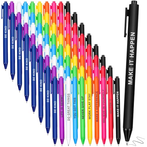 Stylos d'écriture rétractables encre gel noire fournitures scolaires de bureau Augenstern