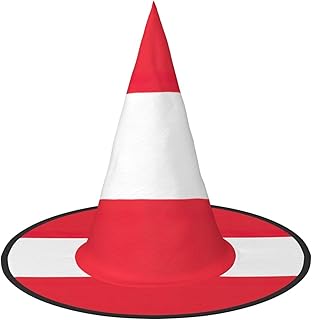 Austrian Flag Halloween Witch Hats Unique Portable Party Headdress Festive Headwear Witch Decor