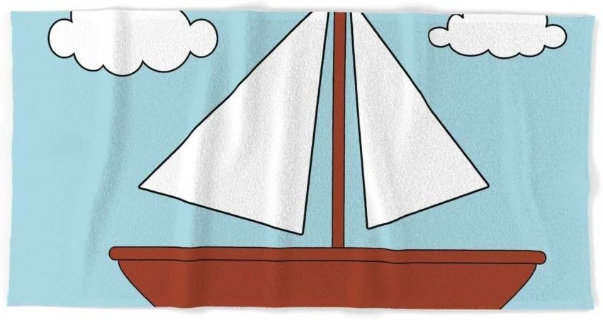 Donola Simpsons Boat Picture Bath Towel 31.5"x51.2"