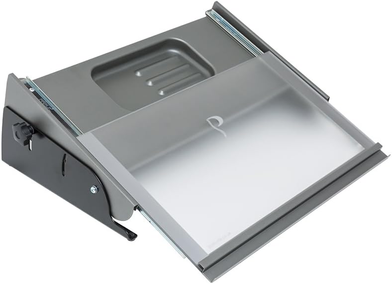 Posturite MultiRite Document Holder and Writing Slope (Medium, Silver/Black)