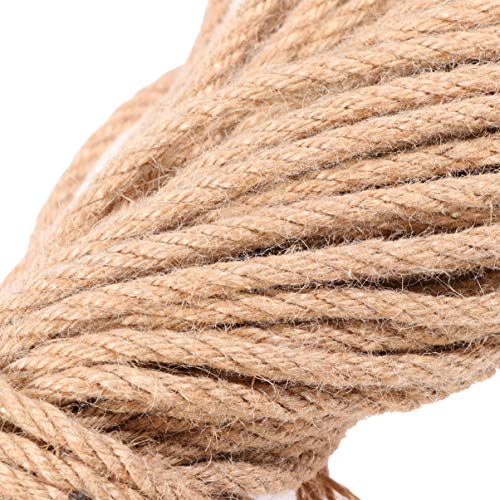 ULTECHNOVO Metros de Fio Natural para Cat - 50 Prático Portátil Natural Barbante Corda Corda Corda d