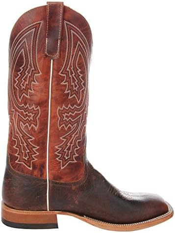 Anderson Bean Men's Mike Tyson Bison Rust Lava Cowboy Boots Brown/Red 10.5 B