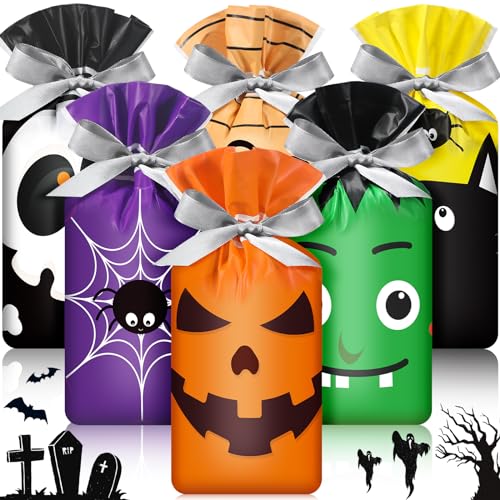Sacs cadeaux d'Halloween en plastique Aliceset sachet cordon de serrage pour pochette surprise