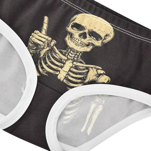 Gothic Skull Skeleton Funny Toddler Girls's Underwear 2T 202b90404