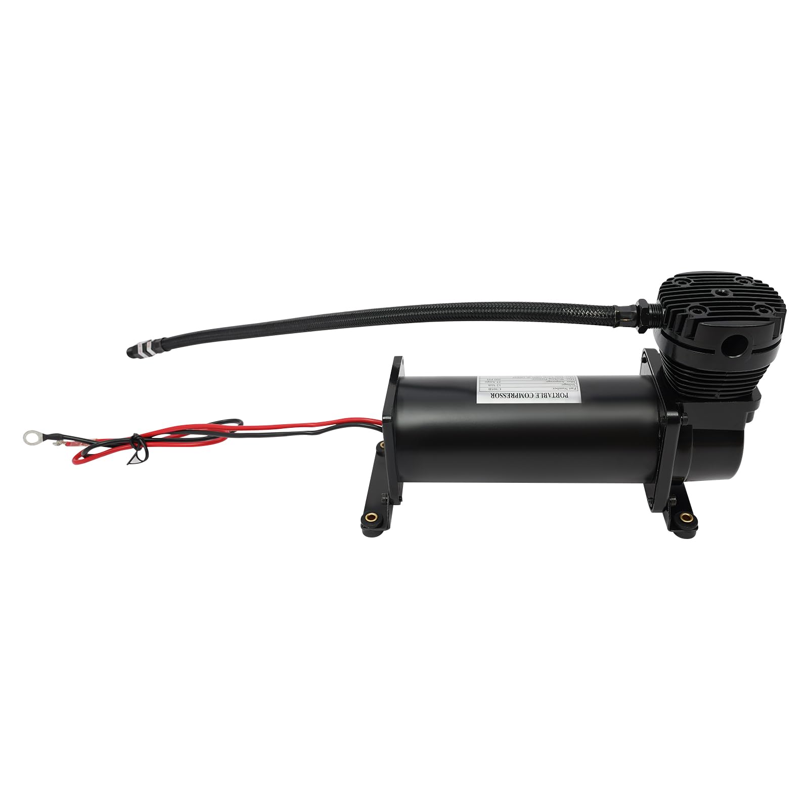 Compresor de aire portátil de 12 V, compresor de aire de 200 psi, compresor de aire con filtro, negro compresor de aire para cuernos de coche, sistemas de suspensión, neumáticos de coche y neumáticos