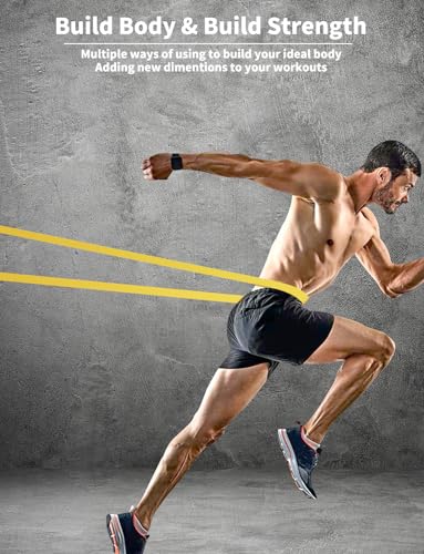 Image of Pull Up Bands, Resistance Bands Set, Exercise Workout Bands for Men & Women, Ideal for Body Stretching, Physical Therapy and Muscle Training