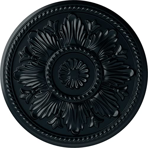 Image of Ekena Millwork CM18EDNSF Edinburgh Ceiling Medallion, Night Shade