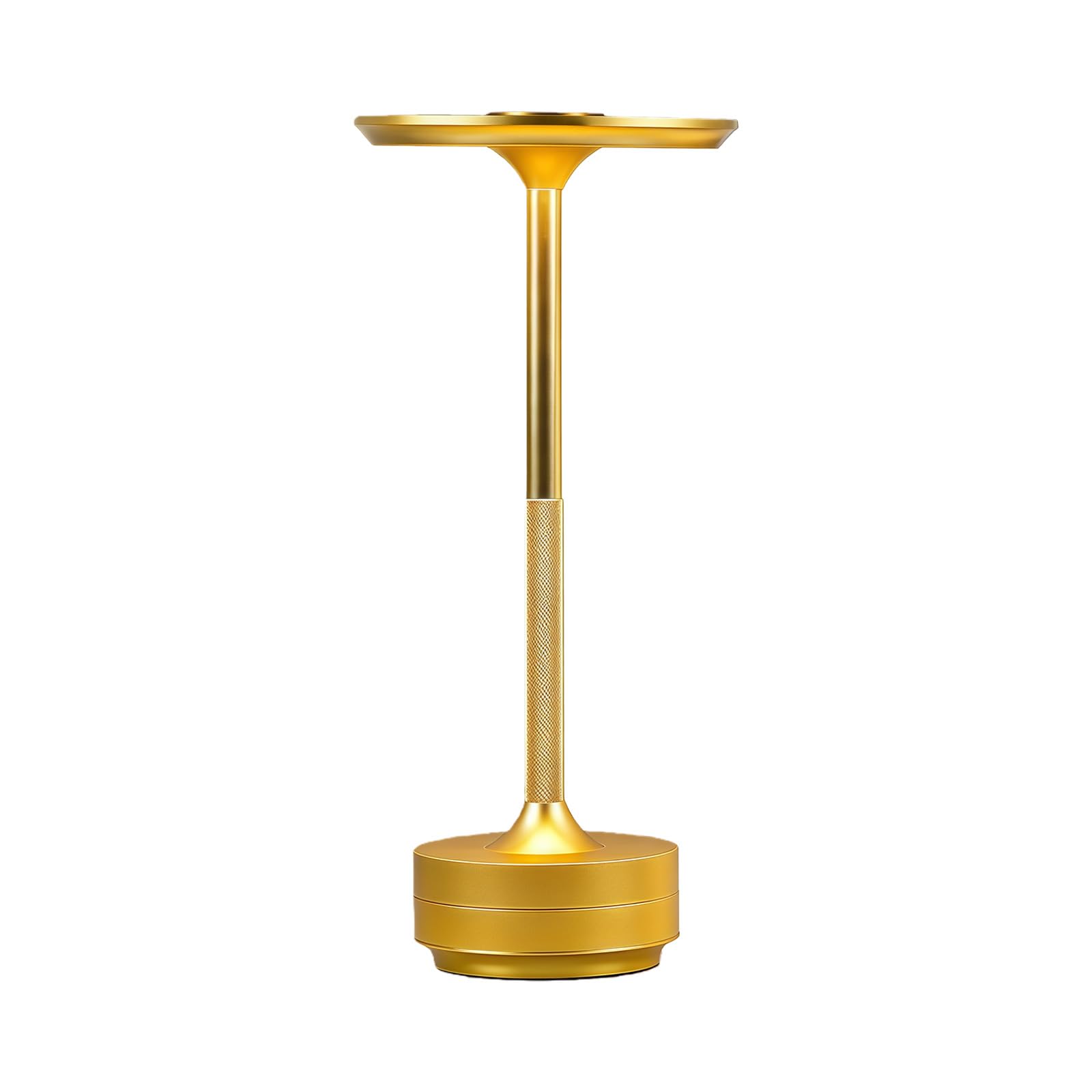 Kaeltsyn Rechargeable LED Desk Lamp Dimmable Atmospheres Light Portable Night Light Decorative Table Home Decoration Round Head