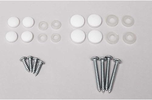 Miniatura 1 de Knape & Vogt, White John Sterling CD-0047 Closet Pro - Tornillos de montaje, tamaño