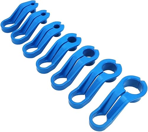 7 unids aire acondicionado removedor de tuberías herramientas automotrices compresor de aire coche compresor de línea de combustible removedor flúor