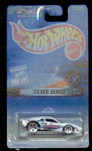Hot Wheels 1997 #547 Ferrari 308 White QuickSilver Series 3 de 4 escala 1:64