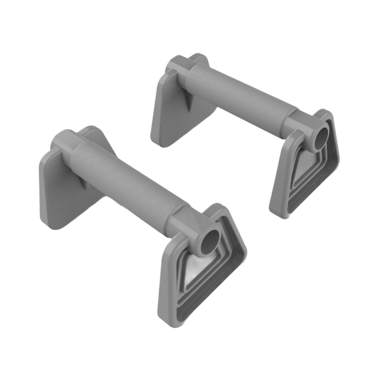 HEAVENGLOW 2 Pieces Push up Stands Anti Slip Push up Bars for Fitness Gym Floor Workout Gray-Sporting Goods-Fitness Running & Yoga-Strength Training-Push Up Stands-2 Push Up Exercise Stands-image-36