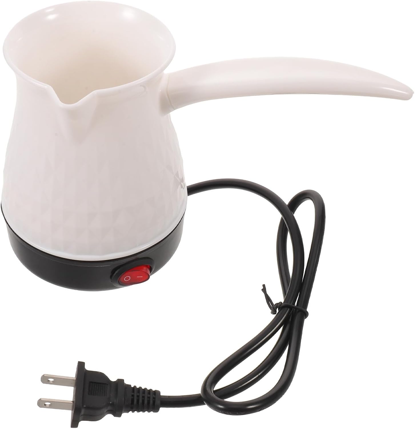 Didiseaon Electric Arabic Coffee Warmer 600w Small Home Coffee Maker with 500ml Stainless Steel Pot and Integrated Heating Base for Family Breakfast