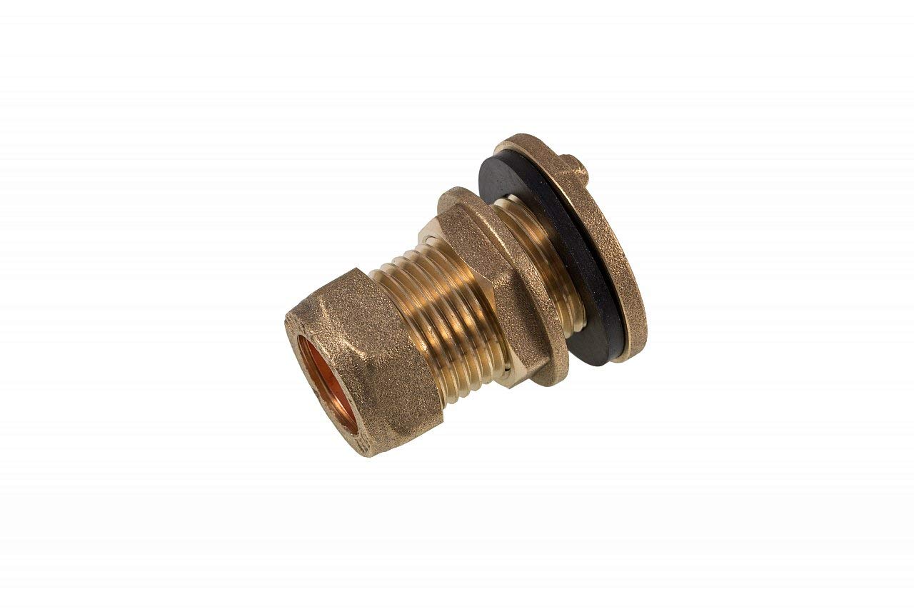 Comap Brass 35630 15Mm Compression Tank Connector - Plumbing Fitting