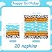 20Pcs Toys Birthday Paper Napkins,Cowboy Happy Birthday Serviette Napkins,Farm Cocktail Napkins Dinner Napkins,Story Birthday Paper Party Napkins Serviettes Tableware for Birthday Party Decorations