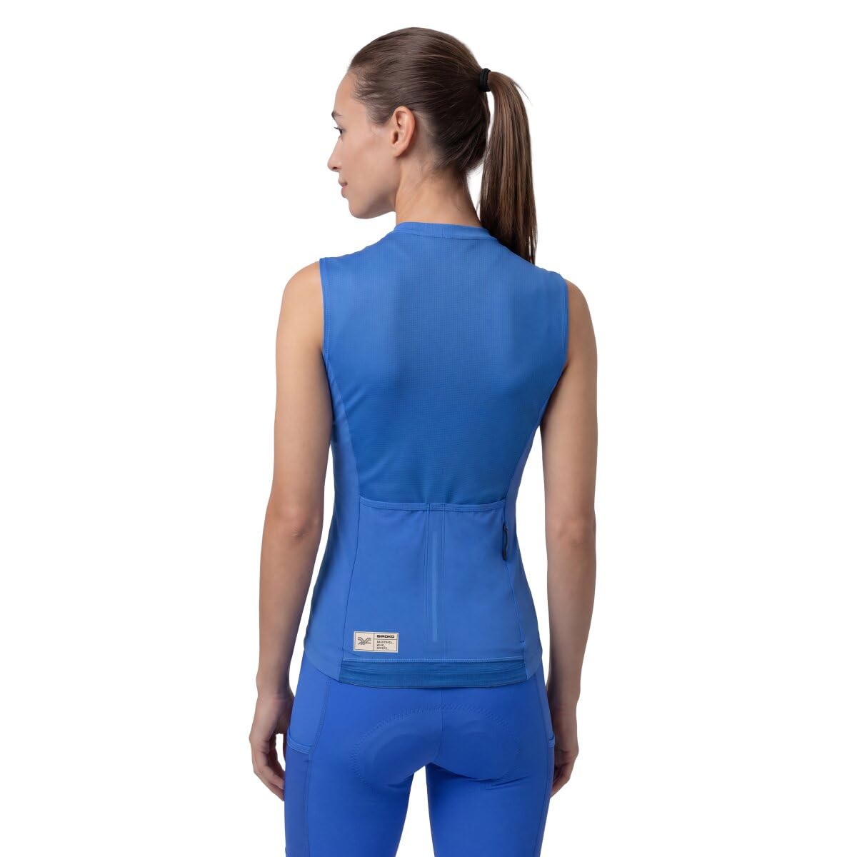 SIROKO - Ärmelloses Gravel-Radtrikot für Damen GM4-W Strata Blue