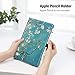 Fintie Rotating Case for iPad 6th / 5th Generation (2018/2017), iPad Air 2 / Air 1 (9.7 Inch) - 360 Degree Rotating Stand Cover Auto Sleep Wake, Blossom