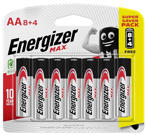 Energizer E91BP12 Max AA 12s (Pack of 12)