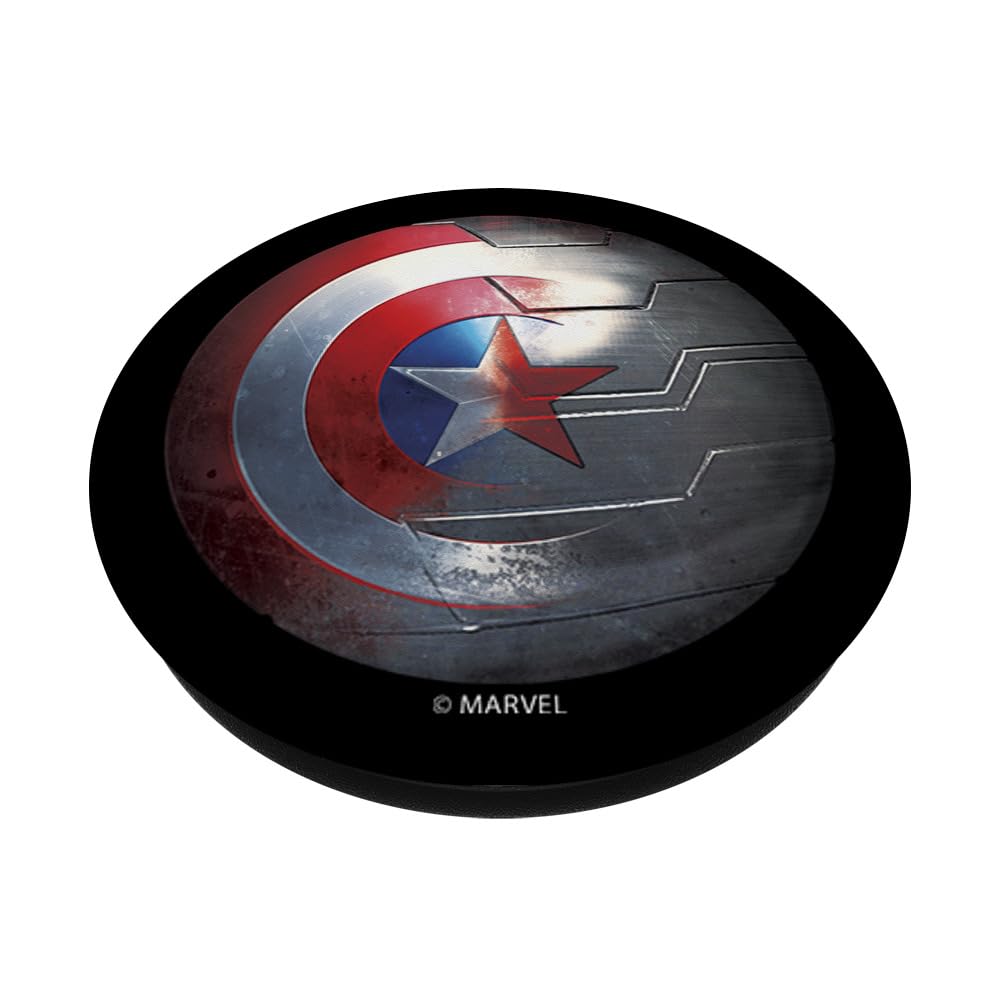 Marvel Captain America Shield PopSockets – Digital Pattern Mit Austauschbarem PopGrip Für Handy & Tablet