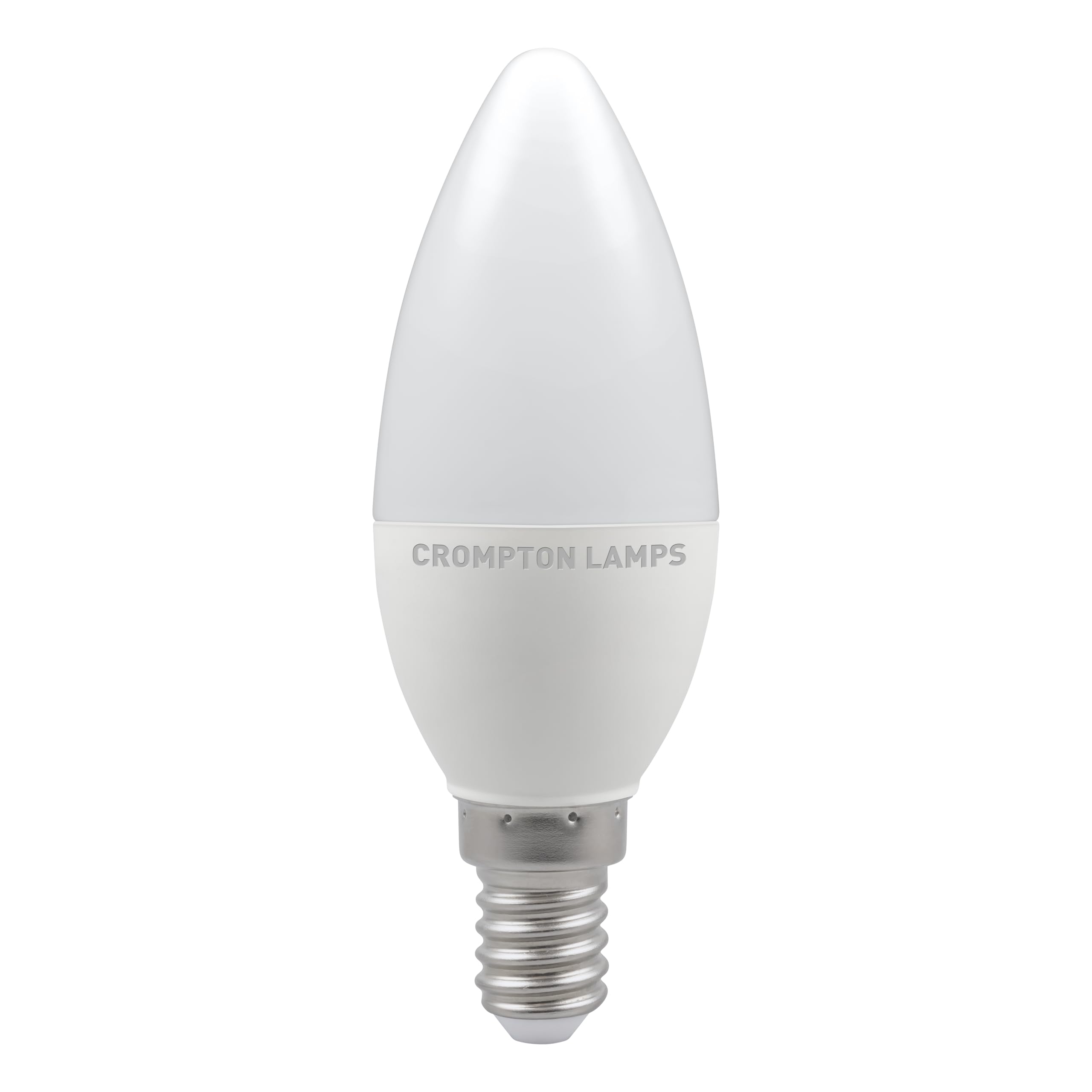 Masterpart Crompton LED Thermal Plastic Candle Opal Non-Dimmable, Warm White, 4.8W, 2700K, SES-E14 Lamp 11328