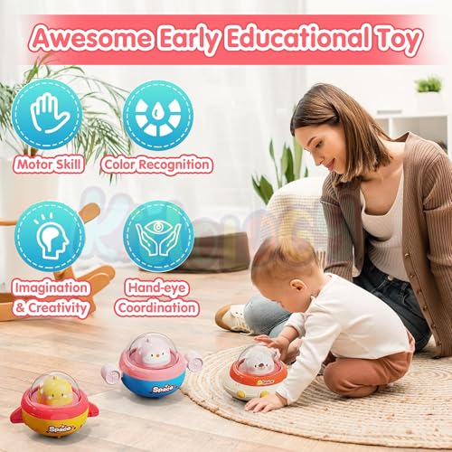 Image of Kidology Press to Go Car for Toddlers, Push Go Friction Racing Cars for Babies 0-3 Years - Mini Racing Car, Push & Go Toy for Kids,Infant Play Vehicle Set Fun Toy for Kids (Random Color, 1pc)