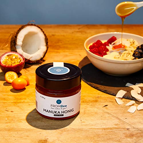 Frombee Manuka Honing MGO 400+ – Manuka-honing in een glas uit Nieuw-Zeeland – 100% natuurlijk en pure honing – puur van… - Image 7