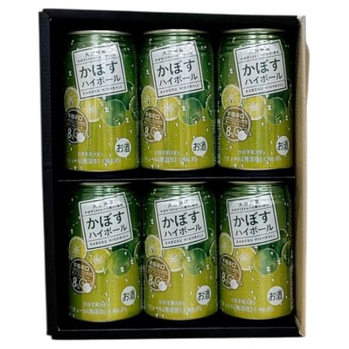 【箱入り 6本セット】 JAフーズおおいた かぼすハイボール 8% 340ml x 6本のサムネイル