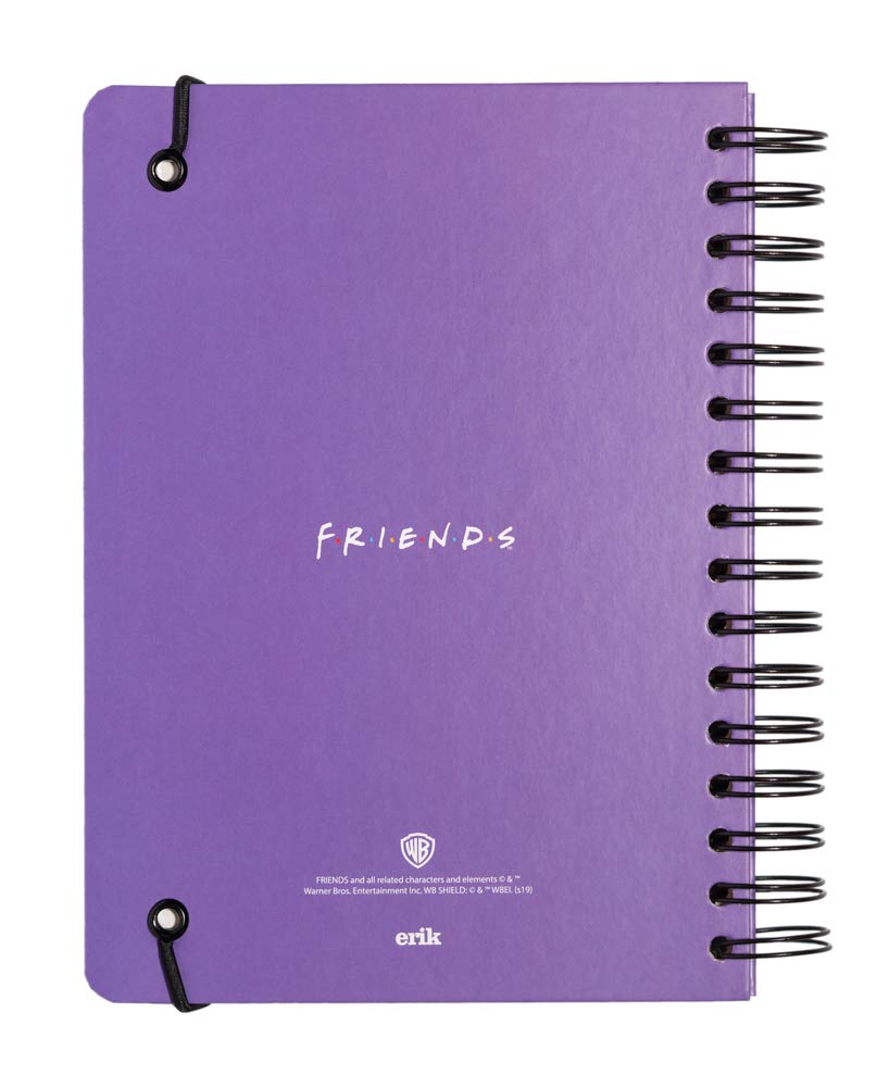 Erik Official F·R·I·E·N·D·S Friends A5 Notebook - Bullet Journal - Notebooks A5 - Notepads A5 - A5 Notepad - Dotted Bullet Journal - A5 Dotted Notebook - Sketchbook A5