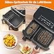 wokdsbl 2 Stück Spritzschutz für Philips Airfryer 3000 Dual Basket, Edelstahl Spritzschutz Feinmaschiger für Philips-NA350 6L/3L Heißluftfritteuse, Effektiver Wiederverwendbar Spritzschutz Zubehör