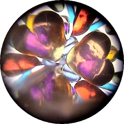 Kaleidoscope Necklace - Metal Kaleidoscope Jewelry (Antique)2